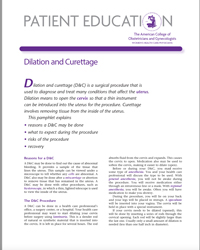 Dilation and Curettage (D&C)